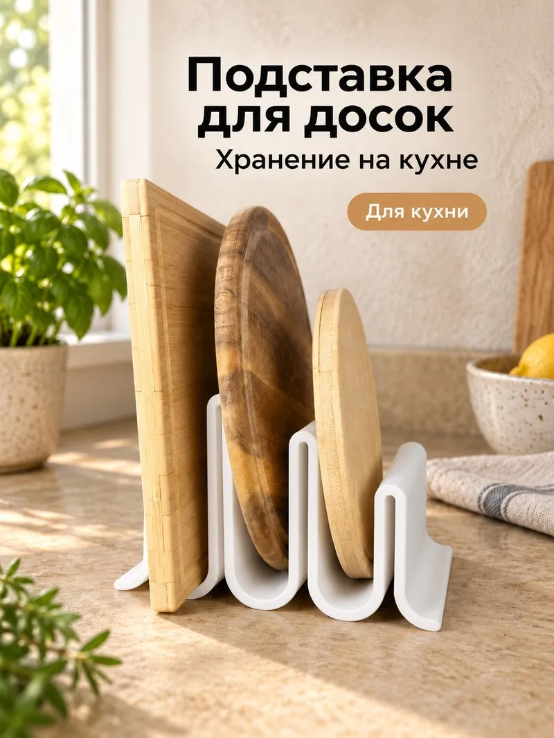 Подставка для разделочных досок для хранения на кухне